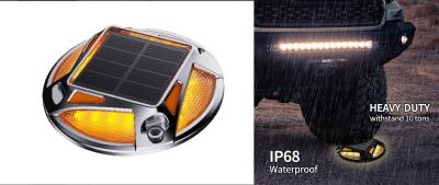 China Waterproof outdoor solar road studs aluminum solar powered deck light pathway highway for sale