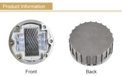 Cina DM143 Reflettori di luce per strada a energia solare IP68 impermeabile 1200mAh 6 LED Distanza visiva 500m in vendita