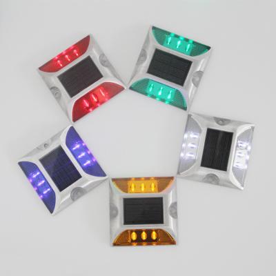 China LED Solar Traffic Warning Lights Solar Deck Lights Solar Road Signs Solar Road Studs for sale