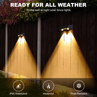 Cina LED Solar Wall Light Warm White RGB Lighting IP65 Constant Bright And RGB Breathing Light Mode in vendita