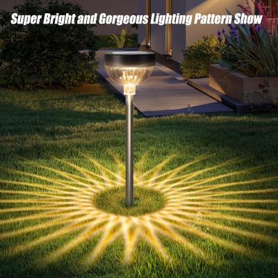 China Garden Pathway Solar Stake Lights With 8-10 Hours Working Time IP65 Outdoor Waterproof LED Lighting for sale