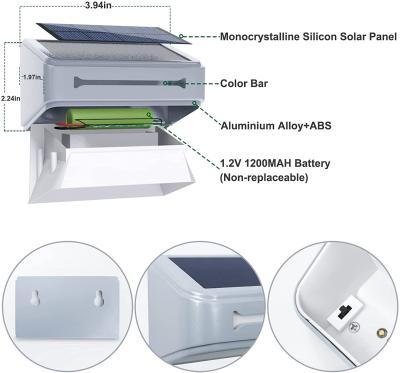 China 150g ABS Solar Garden Lights with LED Light Source for sale