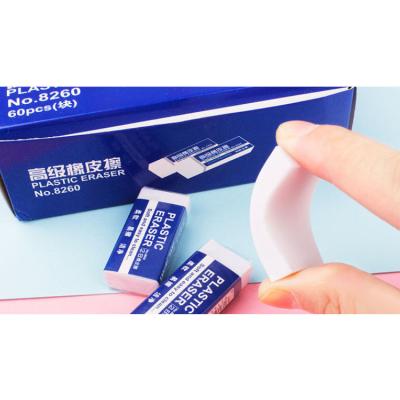 China Promotional Fancy White Office Use Pencil Eraser Office Eraser/Rectangle Eraser Wide Free Sample Online Shopping for sale