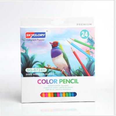 China Cheap Wholesale Kids Gift Colored Lead 18 Colors Colored Pencil Sets for sale