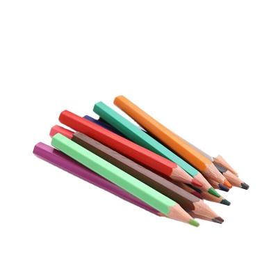 China Education Kids Gift 6 Color Pencil High Quality Wooden Custom Colored Pencil Set Colored Pencil for sale