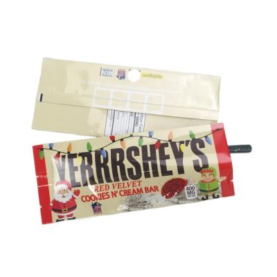 China Shenzhen Recyclable Suppliers Customized Mylar Bag For Return Cake Energy Bar Cookie Chocolate Candy Sealed Edible Package Pouch for sale