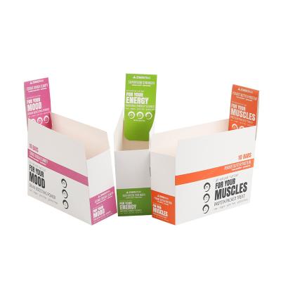 China Custom Eco Friendly Recycled Materials Supermarket Paper Display Box Cardboard Trash Bin Box for sale