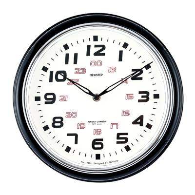 China wholesale CLASSIC 12 inch modern wall clock metal digital wall clock for home decoration for sale