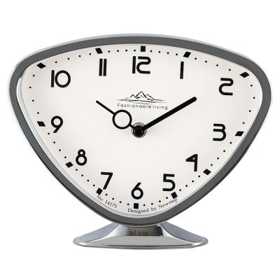 China Creativity metal decor table clock modern contemporary style quartz table clock for office for sale