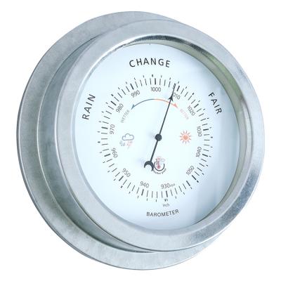 China Garden Barometer Metal Altimeter Compass Barometer Indoor Round Waterproof Outdoor Digital Thermometer Customized Logo for sale