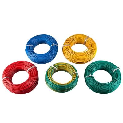 China Underground OFC 4mm Single Core Copper Wire PVC BV 1 Storage Capacity Insulating Coated Electrical Cables Price For Engineering Project for sale