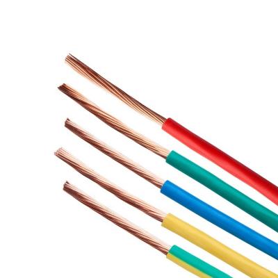 China Underground High Quality Copper Wire Cable 0.75/1/1.5/2.5mm High Temperature Insulated Copper Core Insulation for sale