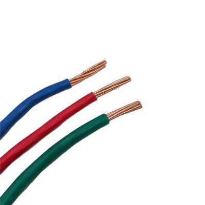 China 0.5mm ZR-BV Underground Single Conductor Copper Wire PVC Electrical Wire Coat Insulation Cable For Home Furniture for sale