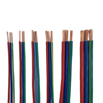 China Underground Single Wire OFC Copper Wire Red Coated PVC Insulated BV Size 16mm Electrical Cable For Home Furnishings In haiyan for sale