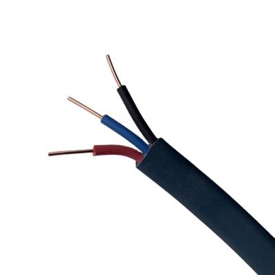 China PVC Underground Hard Sheath Wire Electrical Flat Cable BVV Extending CCC Cable Electrical Sound Cable 16mm For Electronic Equipment for sale