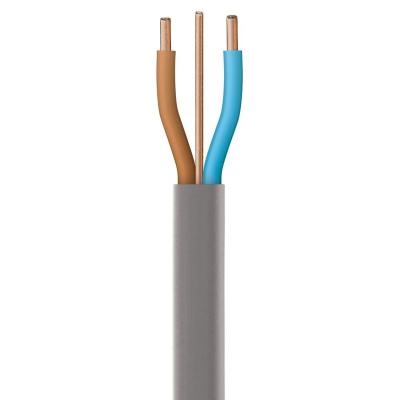 China Hot sale 2C*1.0+0.8mm PVC sheath underground twin and ground flat cable factory direct sale to provide sample for sale