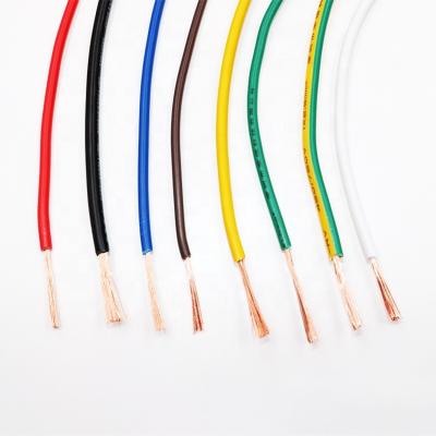 China Underground PVC Insulated Wire 075mm2/1mm/2.5mm/4mm/5mm Flaxiable Copper Sheath Electricity Wire for sale