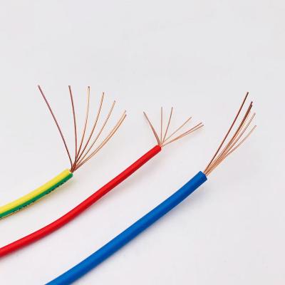 China Hot Sale Underground Wire Copper PVC Sheath Single wires_and_cables 1.5mm 2.5mm 4mm 6mm Electrical Cables For House Wiring for sale