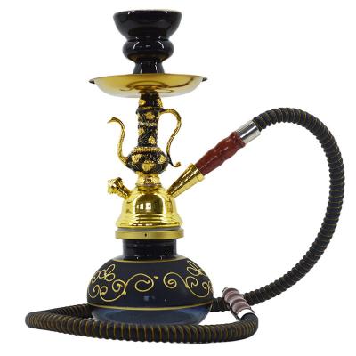 China 2022 Wholesale High Quality Common Multi Color Cheap Hookah Shisha Smoking Glass Hookah Directly With Accessories Small Shisha Box Hookah Set for sale