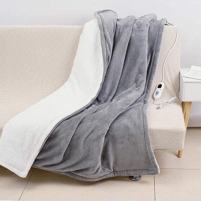 China Factory Direct Sales Electric Heated Throw Blanket Folded Twin King Size Electric Blanket for sale