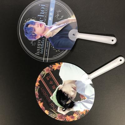 China Korea Pop Star Hot Selling Custom Kpop Idol T E X O T X Image 3D Transparent Plastic Packages Fans for sale