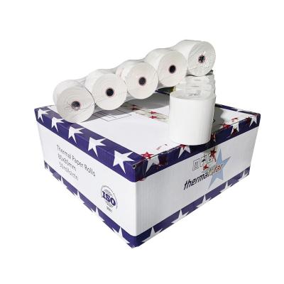 China hot sale second day delivery premium quality POS paper receipt rolls 77x30 mm 80x80mm thermal paper rolls for sale