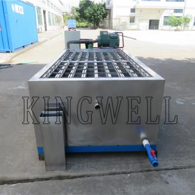 China Hotels 1-30 Ton Brine System Block Ice Machine For Africa With Stainless Steel Ice Mold for sale