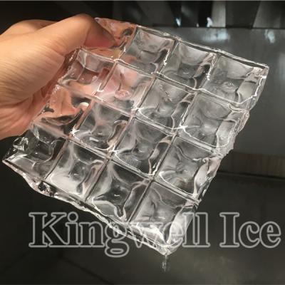 China Hotels Kingwell 3ton 5ton 10ton Square Cube Ice Machine Ice Cube Maker For Drinks Hotels Bars for sale