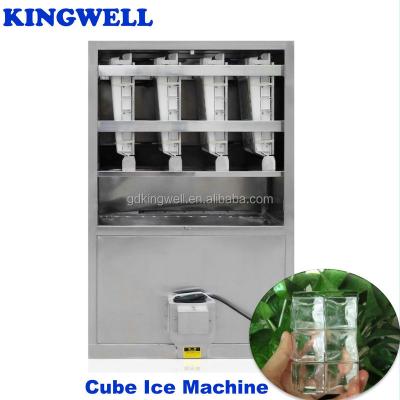 China cold drink hotel/fresh-keepping high output 1 ton ice cube maker/big cube ice machine for sale