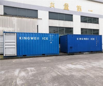 China commercial containerized block ice machine 2tons 5tons 10tons per day for sale