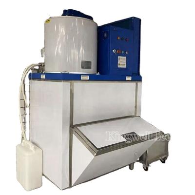 China Hotels Flake Ice Machine Flake Ice Machine 2 Ton Per Day For Fishery With Good Price for sale