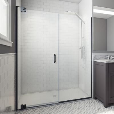 China Modern Customized Cabin 3/8 Opening Pivot Door Enclosure Bathroom 10mm Tempered Glass Shower Rooms for sale