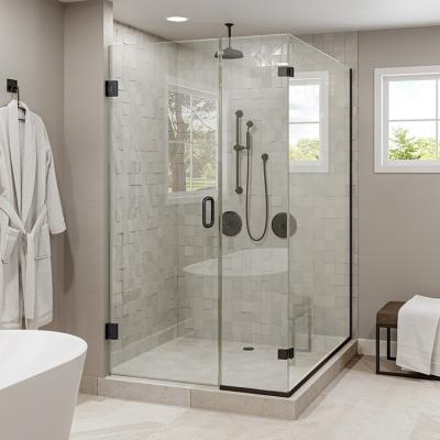 China Modern Custom Parts Tempered Soft Enclosures Shower Glass Door Small Quality Accessories for sale