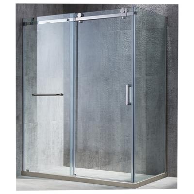 China Wholesale Modern Bathroom Rectangular Corner Doors Shower Glass Enclosure for sale