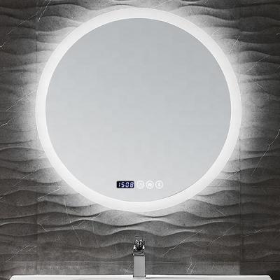 China SeaWin Hotel Anti Fog Light Mirror With Led Bathroom Circle Wall Around Backlit Led Mirror for sale