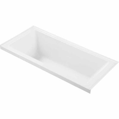 China OEM Bathroom Eco-friendly ODM Material Adult White Drop In Bathtub Acrylic Soaking Bathtub for sale