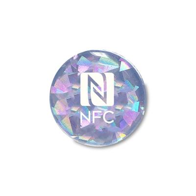 China 13.56mhz RFID NFC Metal Tag NFC Epoxy Waterproof / Waterproof Anti Hard Stickers for sale