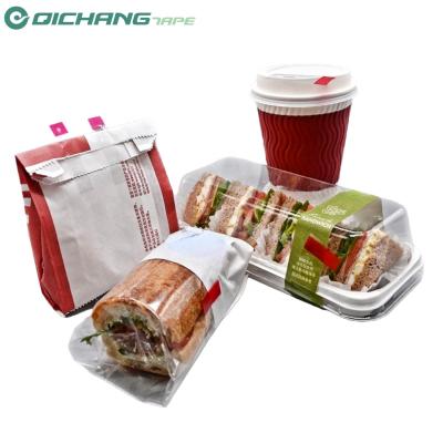 China High Quality Waterproof Reseal Non Leaking Waterproof Food Packet Stage Acrylic To Keep Food Clean And Safe for sale