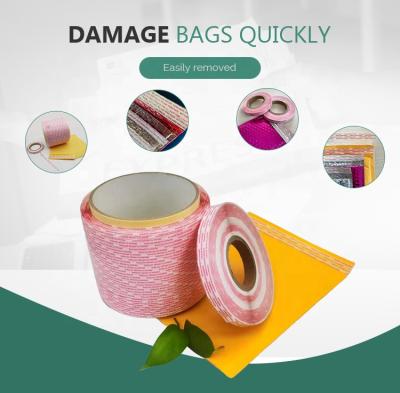 China ANTI-STATIC Strong Wide Paper Film Good Adhesion Sticker Bag Permanent Sealing Tape Sealing Mailing Cartons/Bags for sale