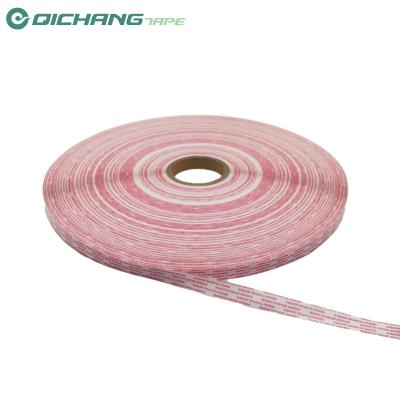 China Heat Resistant Permanent Bag Sealing Tape With Sticker Paper Silicone Coated Film For Express Envelope Mailer Sealing Bag for sale