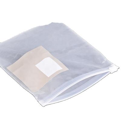 China HDPE Waterproof Flexible Transparent Slider Zipper For Plastic Bags for sale