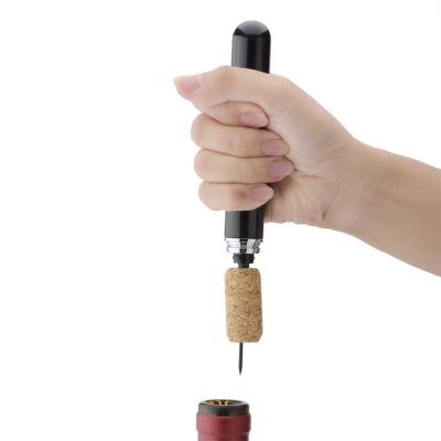 China Viable Safe Portable Air Pressure Wine Bottle Opener Stainless Steel Pin Cork Remover Air Pressure Corkscrew Kitchen Tools for sale