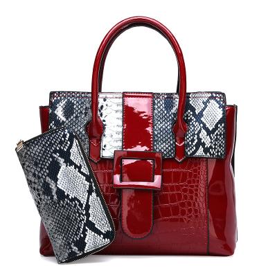 China ENGLAND STYLE 2019 snakeskin bag handbag alligator leather trend handbag with wallet for sale