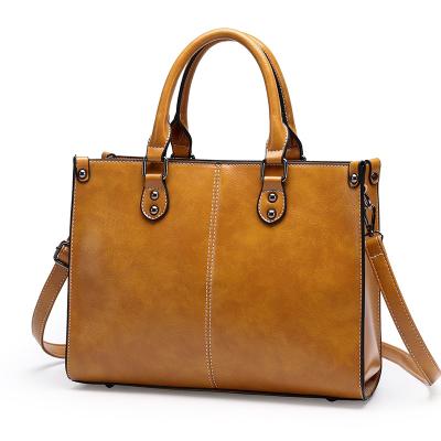 China ENGLAND STYLE 2020 Newest Fashion Handbag Trend Oiled Leather Handbag OL BAG for sale