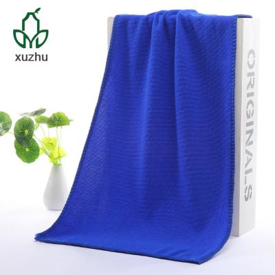 China Wholesale Disposable Blue Design Microfiber Hair Turban Quick Dry Towel For Hotel Beauty Salon for sale