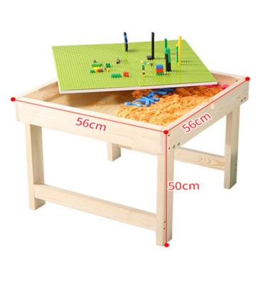 China Wooden minimalist multifunctional children's toy sand table study table children's meeting sand table for sale