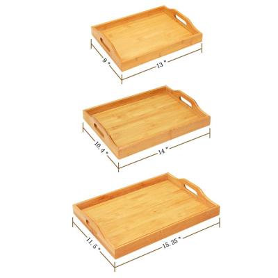 China Nordic simple style high quality solid wood pallet for living room home tray for food for sale