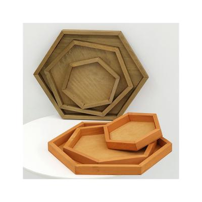 China New type interesting price wholesale decorative wooden tray for food MH-tray-05 for sale