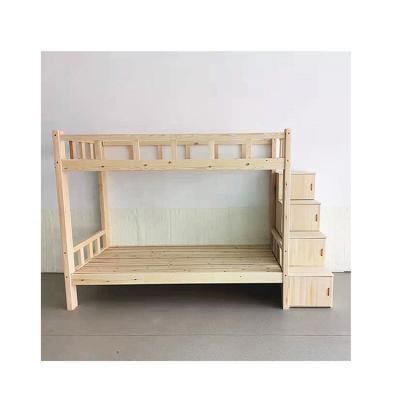 China Modern Bedroom Furniture Wooden Bunk Kids Bed Cheap Wooden Double Beds for sale