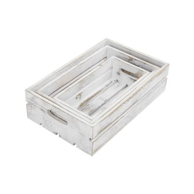 China Various Widely Used Decorative Factory Sale Recyclable Home Wooden Storage Box Vintage for sale